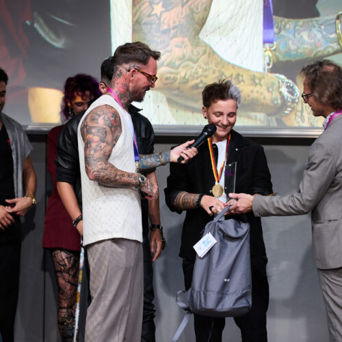 HNX Award 2025_Men Stylist_Siegerin Ionela Strugaru_Credit_ZV Friseurhandwerk_Ben Van Skyhawk