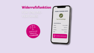 Neue gesetzliche Pflicht: Widerrufsfunktion für Online-Verträge ab Juni 2026 1 Bilder ZV Newsletter Widerrufsfunktion