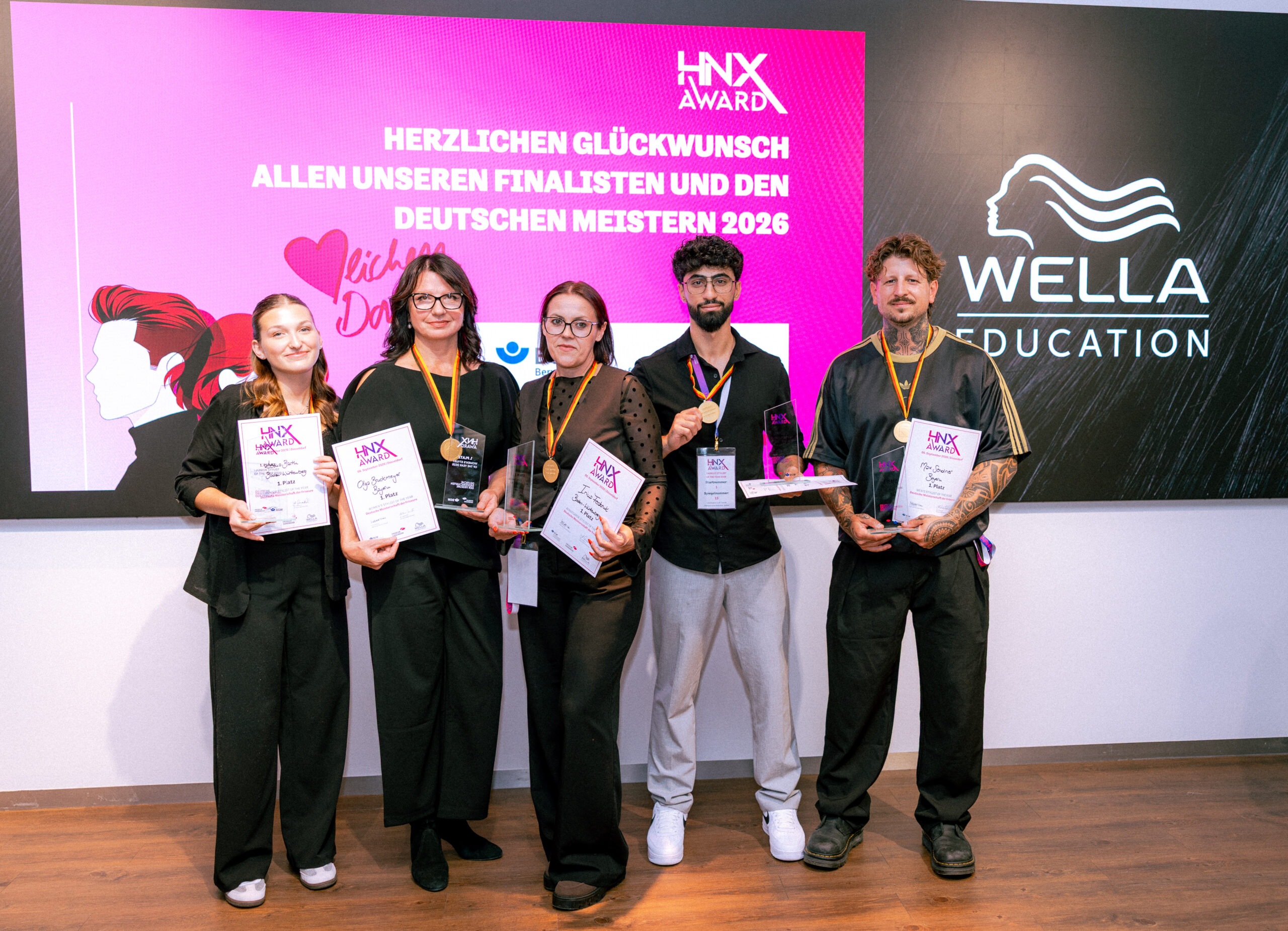 HNXAward DM2026 Alle SiegerInnen Credit ZVFriseurhandwerk Oliver Krieger scaled